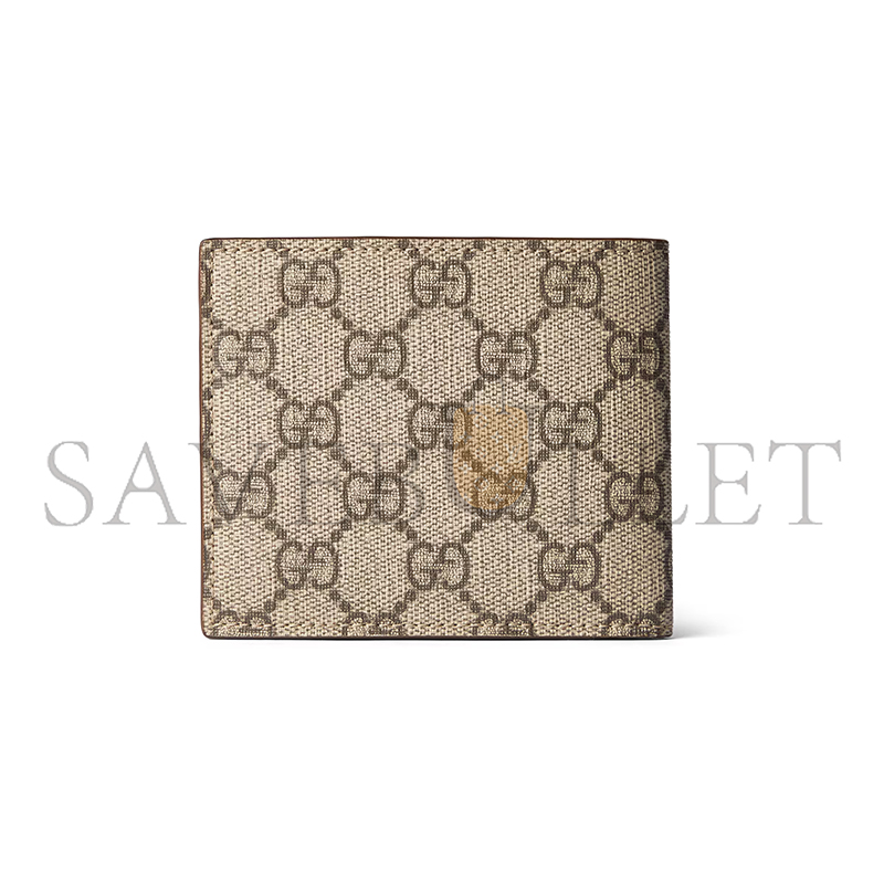 Gvc*1 brown interior gg bi-fold wallet 768243 (21*9cm)